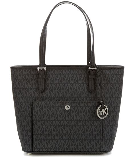 michael michael kors jet set signature large snap pocket tote|Michael Kors jet set girls.